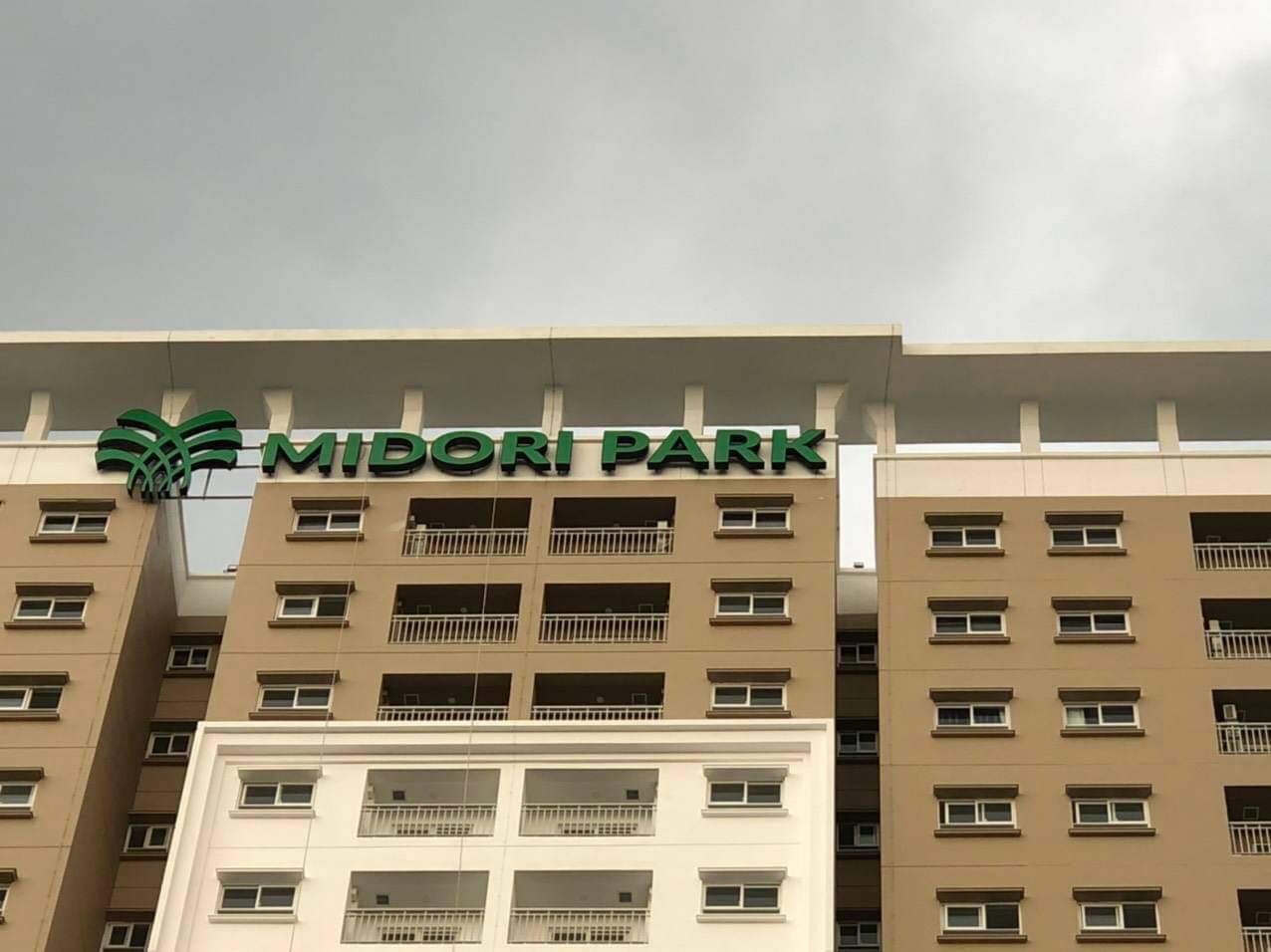 Bảng hiệu nóc tòa nhà MIDORI PARK